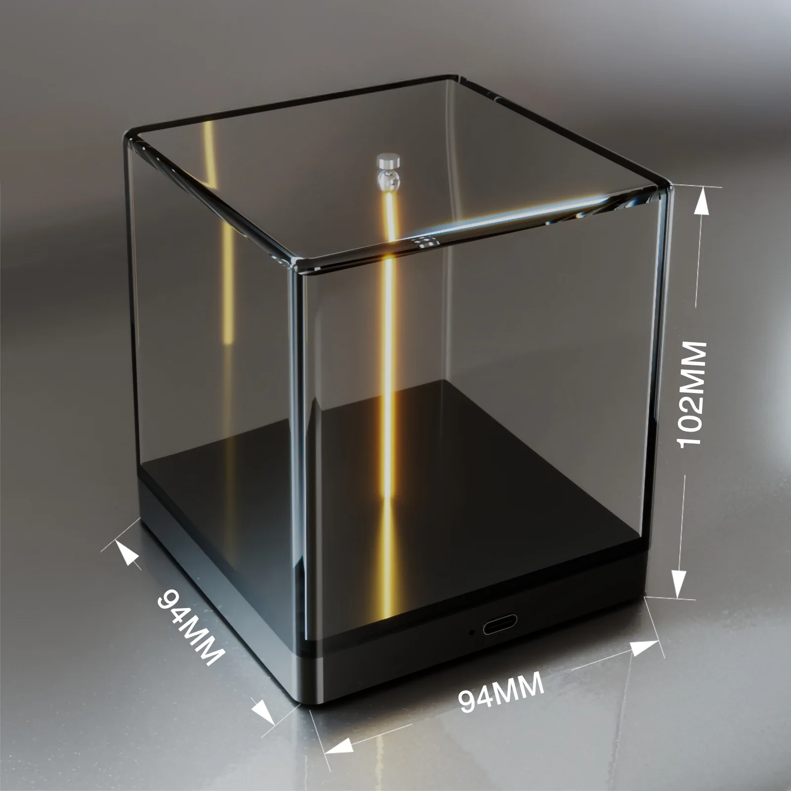New Creative Decoration Soft Light Atmosphere Quantum Light Bedroom Study Multi Level Dimming Charging Touch 3D Night Lamp