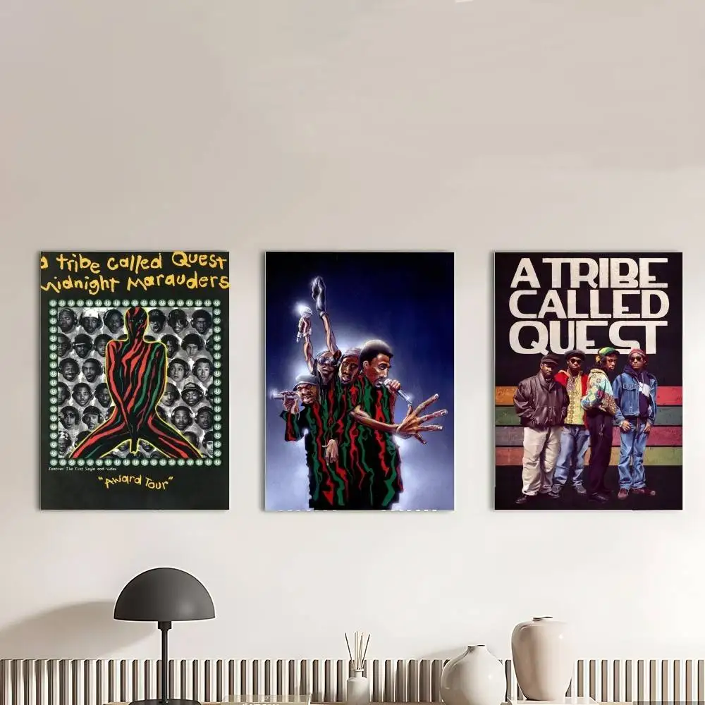 Pop Rap Music Album Cover A Tribe Called Quest Poster Canvas Painting For Living Room Home Decor Poster Fans Gifts-unframed Post
