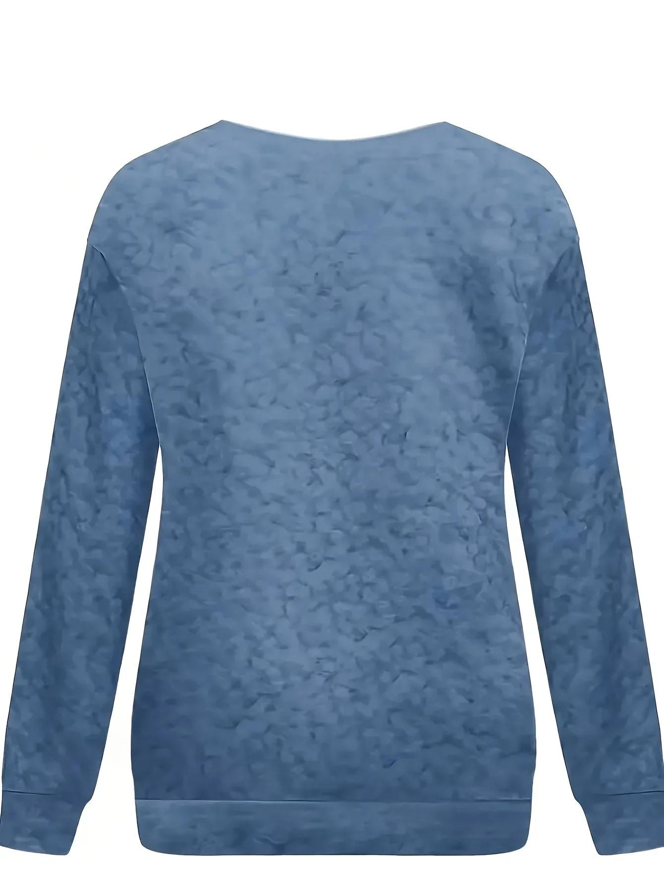 T-shirt a maniche lunghe con motivo gatto casual da donna primavera autunno taglie forti 1XL-5XL T-shirt girocollo moda donna