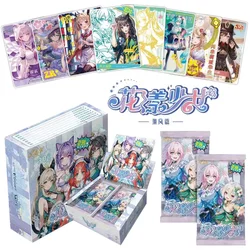 New Goddess Story Flower Gir02 Collection Cards Sexy Box Beautiful Color Seduction Gift Box Boardgame Trading Acg Anime Cards