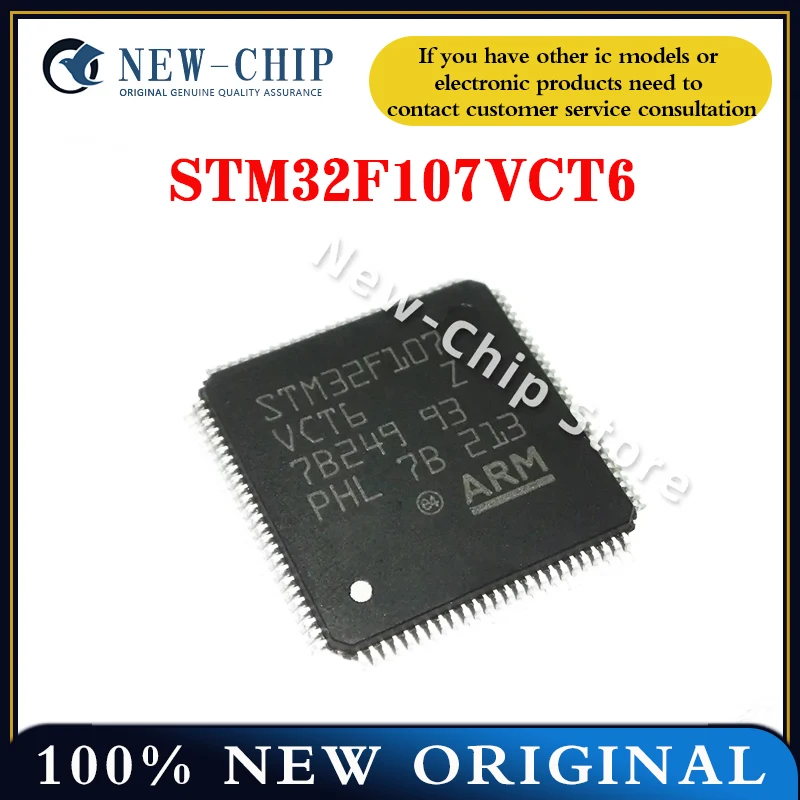 

2PCS-50PCS/LOT STM32F107VCT6 STM32F107 LQFP-100 256kB New original