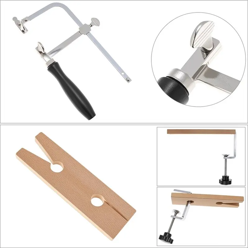 For Jeweler Molds Making Tools Set With Bench Pin, Ring Sizer Measuring Tool, For Jeweler' S Saw, Hammer Stick