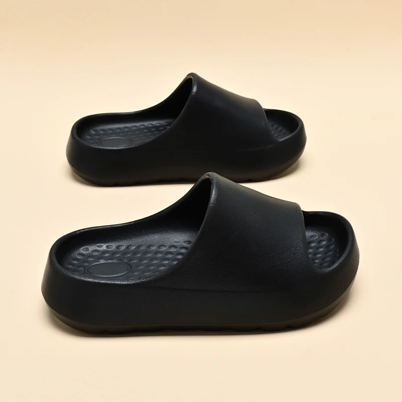 

2026 New Children Slides Cloud Boy Slippers Sandals Fashion White Black Casual Walking Shoes Flip Flops for Kids