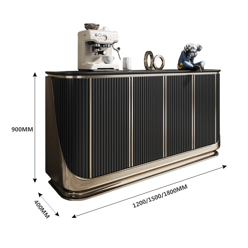 خزانة مدخل إيطالية فاخرة وخفيفة وخزانة أحذية لقاعة المدخل وخزانة جانبية من الخشب الصلب #5