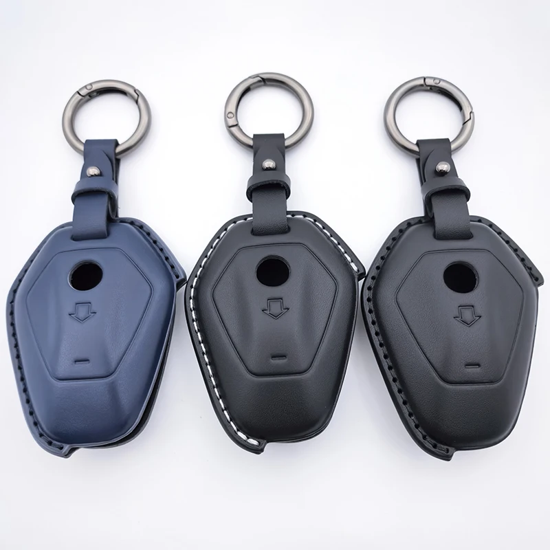 Leather New Motorcycle Key Case Cover Fob for BMW R1300GS R12 R1300 R1300R R1300RS R1300RT R1300 GS RS RT 1300GS ADV Adventure