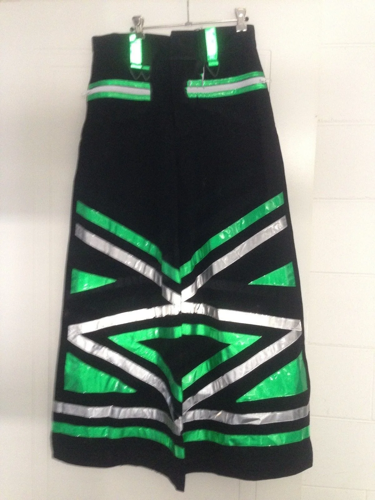 Celana PHATTPANT celana phat Shuffle celana penglihatan malam celana panjang menari hantu celana panjang kematian bercahaya pakaian remaja uniseks NO106