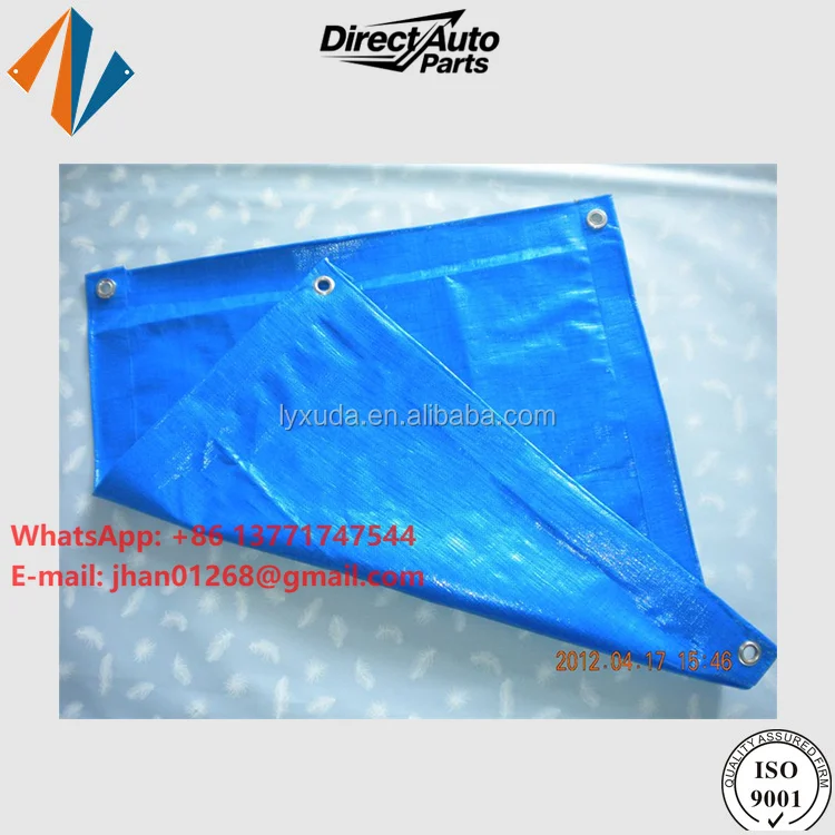 Heavy Duty Waterproof Tarpaulin Black Tarp Protection Groundsheet Tent Shield Trailer Trampoline Cover UV Weatherproof Sheet