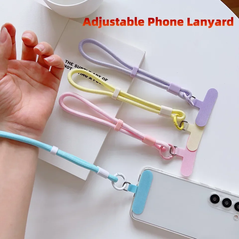 

Universal Adjustable Short Lanyard Colorful Hand Wrist Strap Rope for Mobile Phone Cell Phone Case Accessories