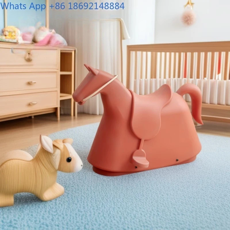rocking horse balance toy plastic home decor minimalist design rocking chair for decorative