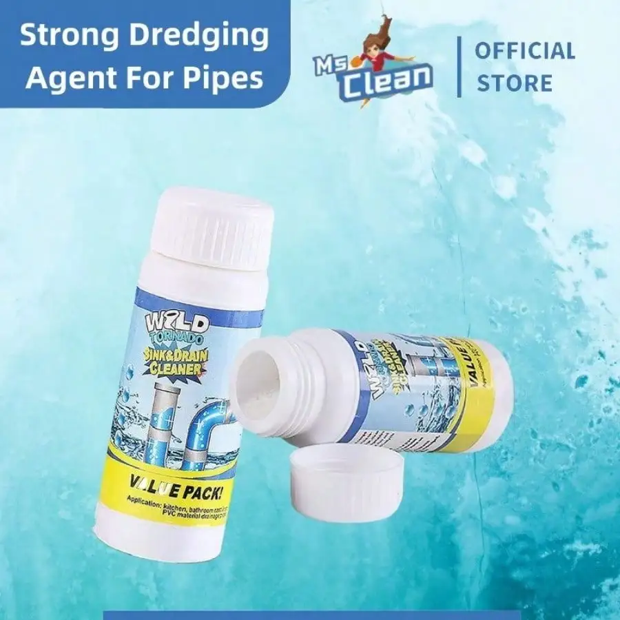 110g Powerful Kitchen Pipe Dredging Agent Dredge Deodorant Toilet Sink Drain Cleaner Sewer Fast Cleaning Tools