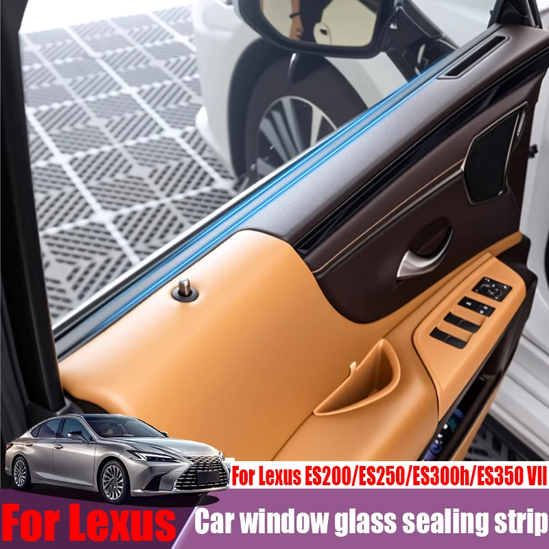 Уплотнительная лента для стекол автомобиля, бесшумная водонепроницаемая лента, детали для модификации интерьера автомобиля для Lexus ES200/ES250/ES300h/ES350 VII