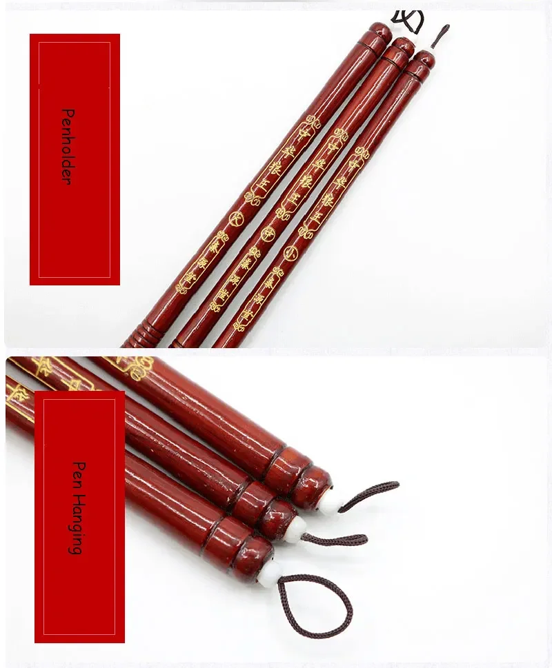Hölzerne Schreibpinsel, Wolfshaar, traditionelle chinesische Kalligraphie, Malpraxis, Festival, Couplets, regelmäßige Skriptversorgung – Detail 4