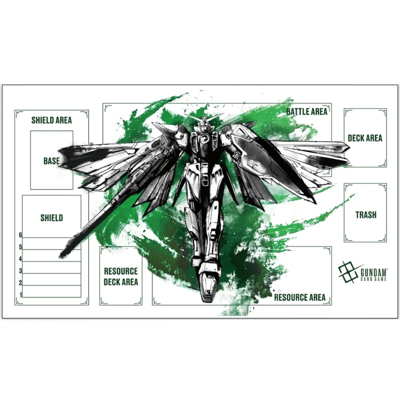 600*350*2mm BANDAI Anime Gundam Game Card GCG DIY Playmat Freedom