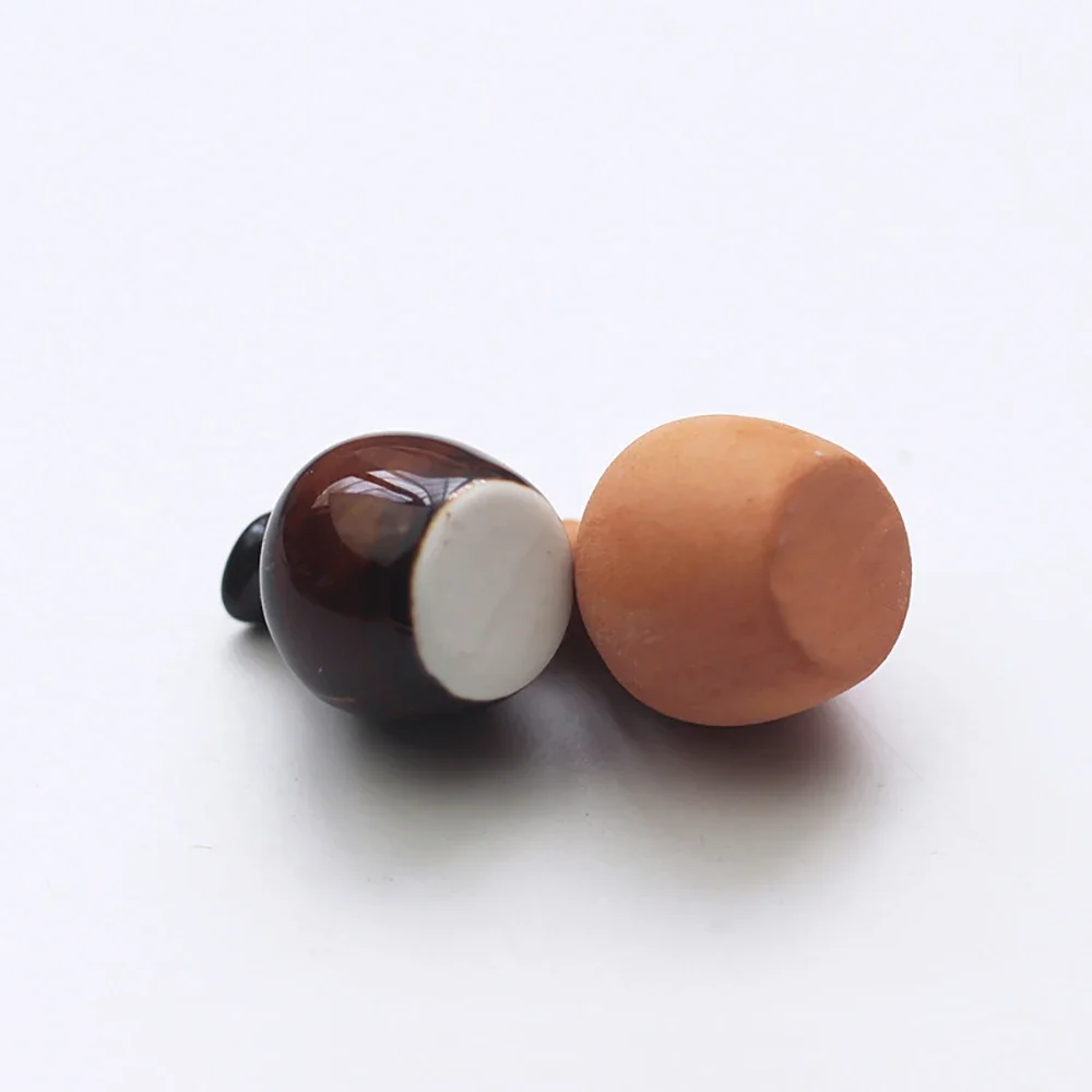 1 قطعة 1/12 دمية اكسسوارات مصغرة أصيص ورد سيراميك مزهرية صغيرة لعبة مجسمة لدمية ديكورات منزلية OB11 bjd