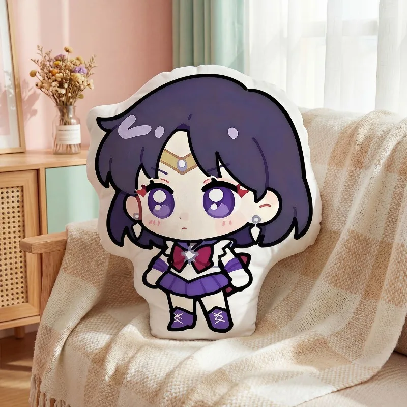 Sailor Moon Plush Toy Pillow Cute Fashion Cartoon Personalized Creative Bedside Sofa Cushion Backrest Birthday Gift for Friends