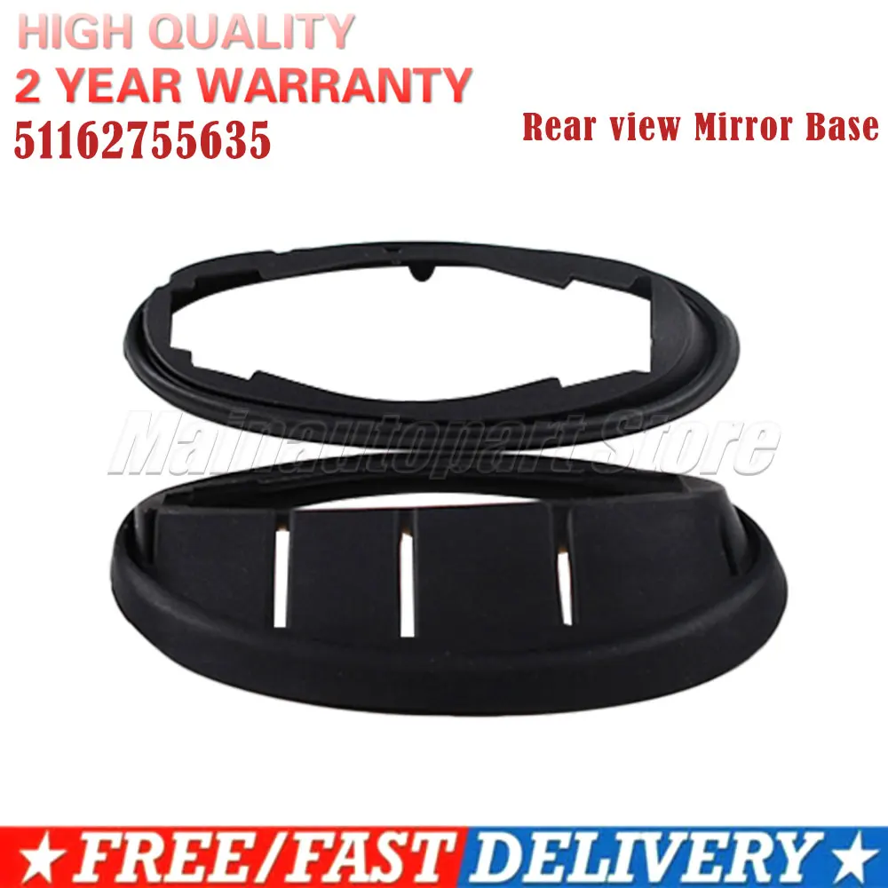 

Car Rearview Mirror Base Rubber Pad Sealing Ring For BMW MINI R55 R56 R57 R58 R59 51162755635 51167261776R 51167261775L