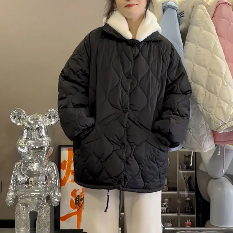 

Hello Kitty Slim Fit Lightweight Women's Cotton Jacket Short Style Fashionable Trendy Loose Autumn