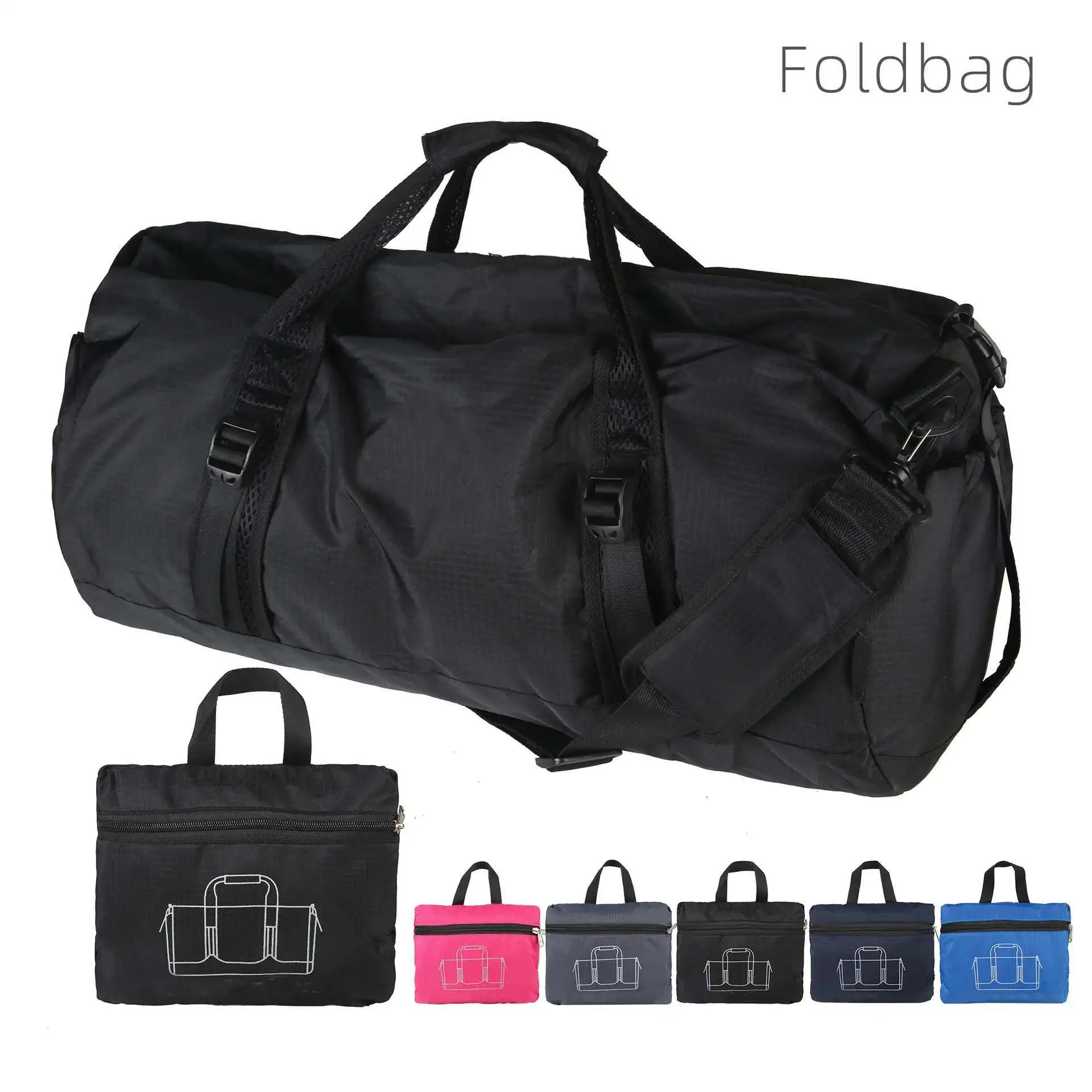 

2025 Newest Fashion Folding Travel Bag Large Capacity Fitness Sport Handbags Luggage Bags For Women And Men