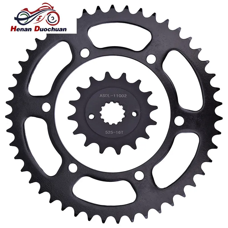 

525 16T 47T Front Rear Sprocket Gear Staring Wheel For HONDA XL600 XL 600V Transalp PD06 XL700 XL700V XL700VA XL 600 700 525-16T