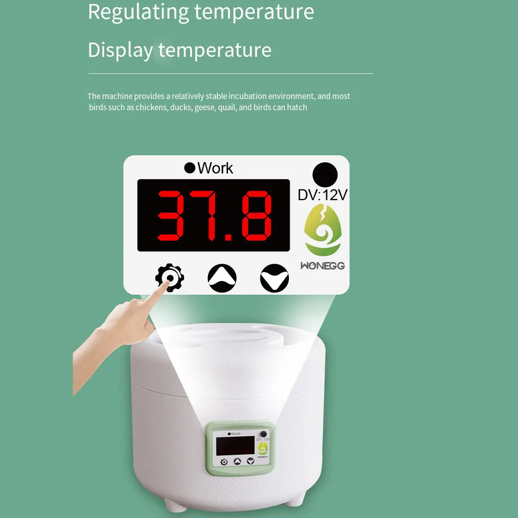 Dual Power para Incubação Ininterrupta Máquina, Incubadora De Frango Confiável, Almofada De Aquecimento, Uniformemente