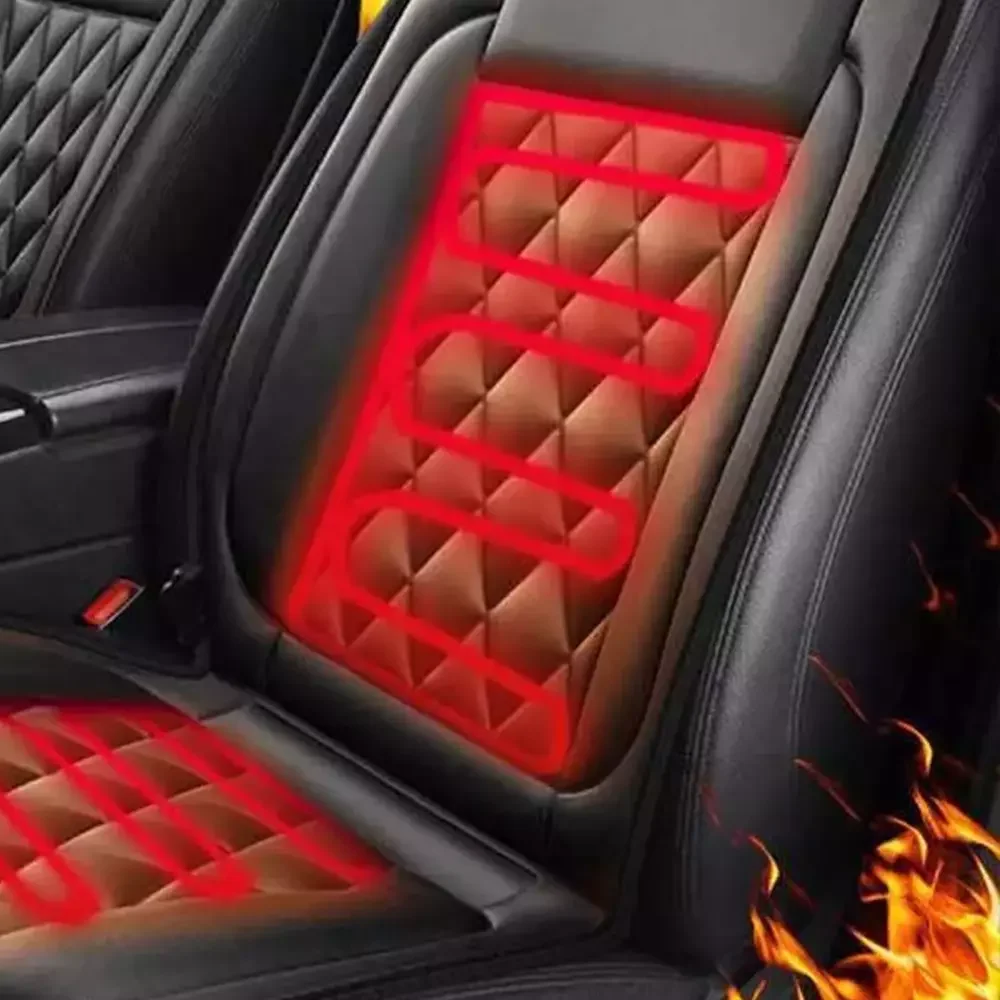 

1pc Universal 12V Heated Car Seats Cushion Car Accessories Winter Warmer Seat Heater Covers Car Pads Car Seat Heating Covers