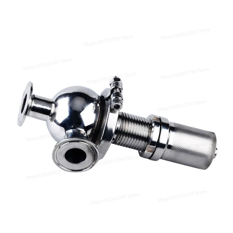 Safety Valve A81X-1 Stainless Steel Pressure Relief Valve Food Grade Adjustable Quick Loading