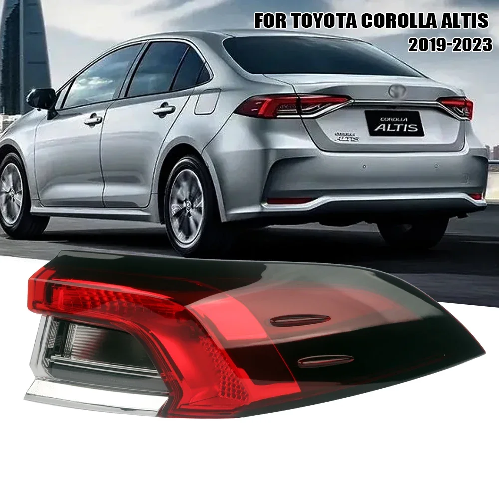 Left/Right LED Tail Lamp For Toyota Corolla Altis 2019 2020 2021 2022 2023 Rear TailLight Stop Brake Car Accessories Auto Parts