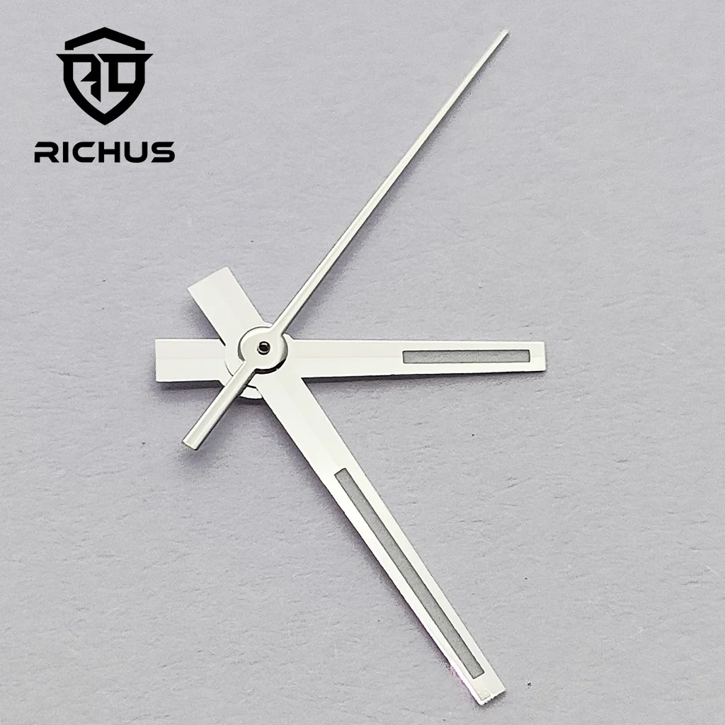 RICHUS NH35 Watch Hands Silver Gold Rose gold Watch Hands Green Luminous Fit NH35 NH36 Movement