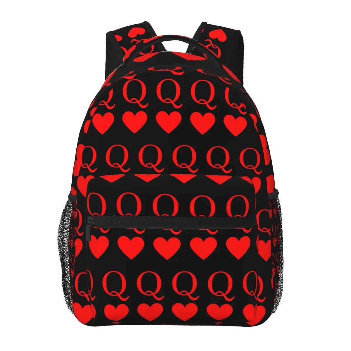 

Queen Of Hearts Backpacks Boys Girls Bookbag Children School Bags Cartoon Kids Rucksack Shoulder Bag Large Capacity