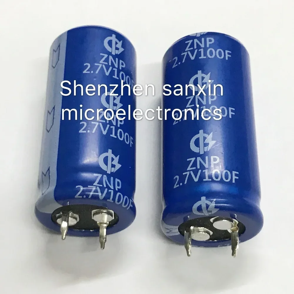 2PCS Ultracapacitors 2.7v 100F energy storage capacitors oxide-new superfarad capacitors