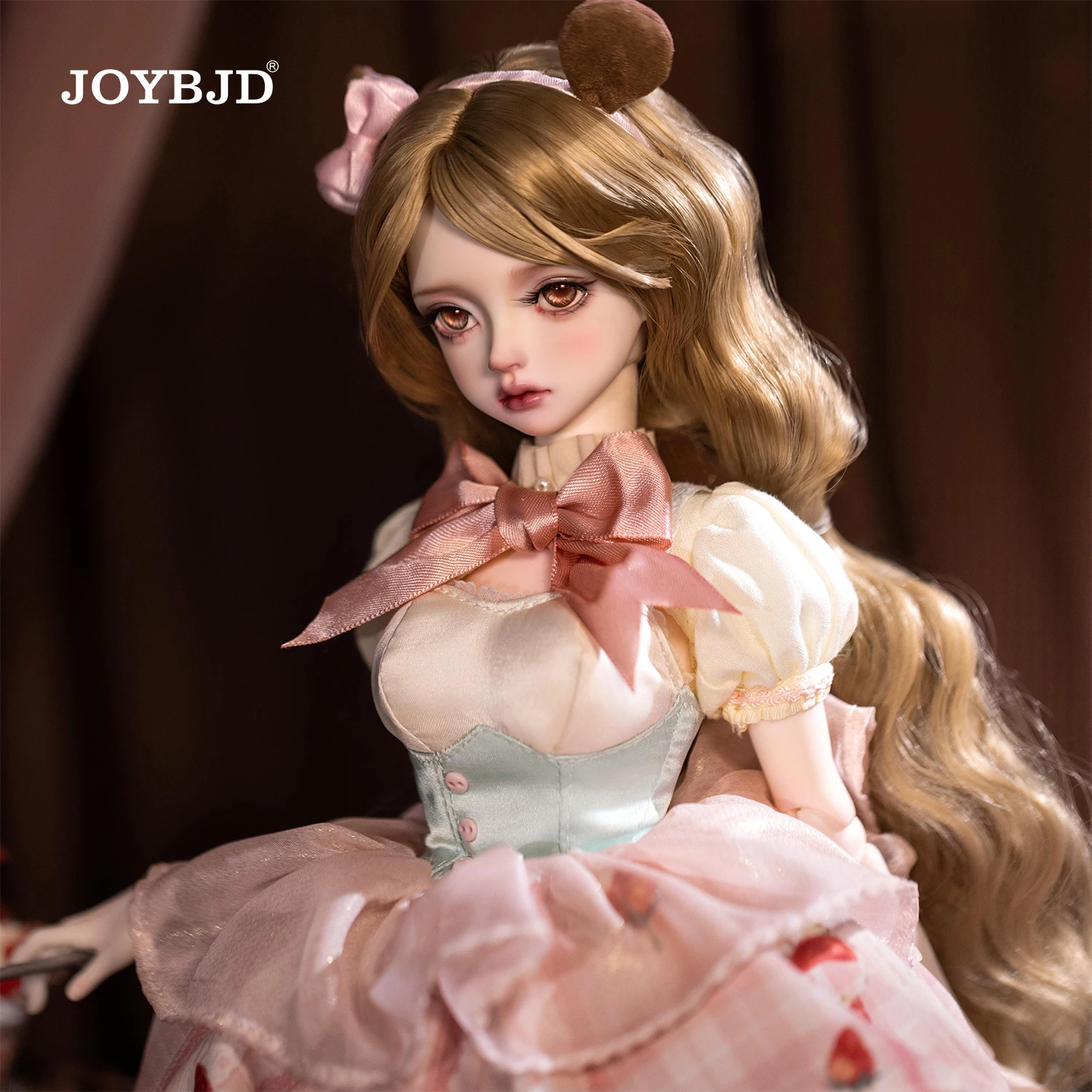 Joybjd 1/4 Beeno BJD Full Set F/G Twin Vintage Sweet Lolita Style Little Bear Dessert Chef MSD Resin Art Toy Ball-Jointed Doll