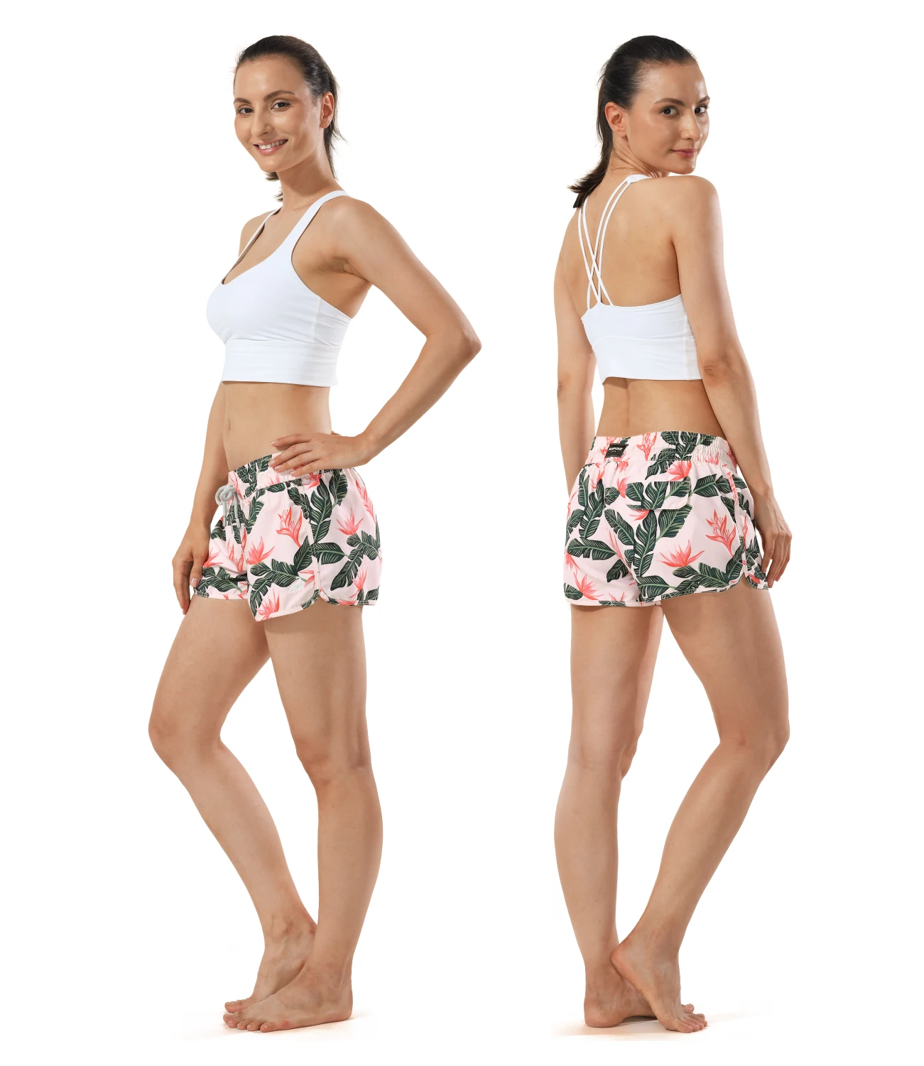 SURFCUZ pantaloncini da bagno da donna Quick Dry Beach Board Shorts pantaloncini sportivi con coulisse pantaloncini da bagno da donna Bottoms surf