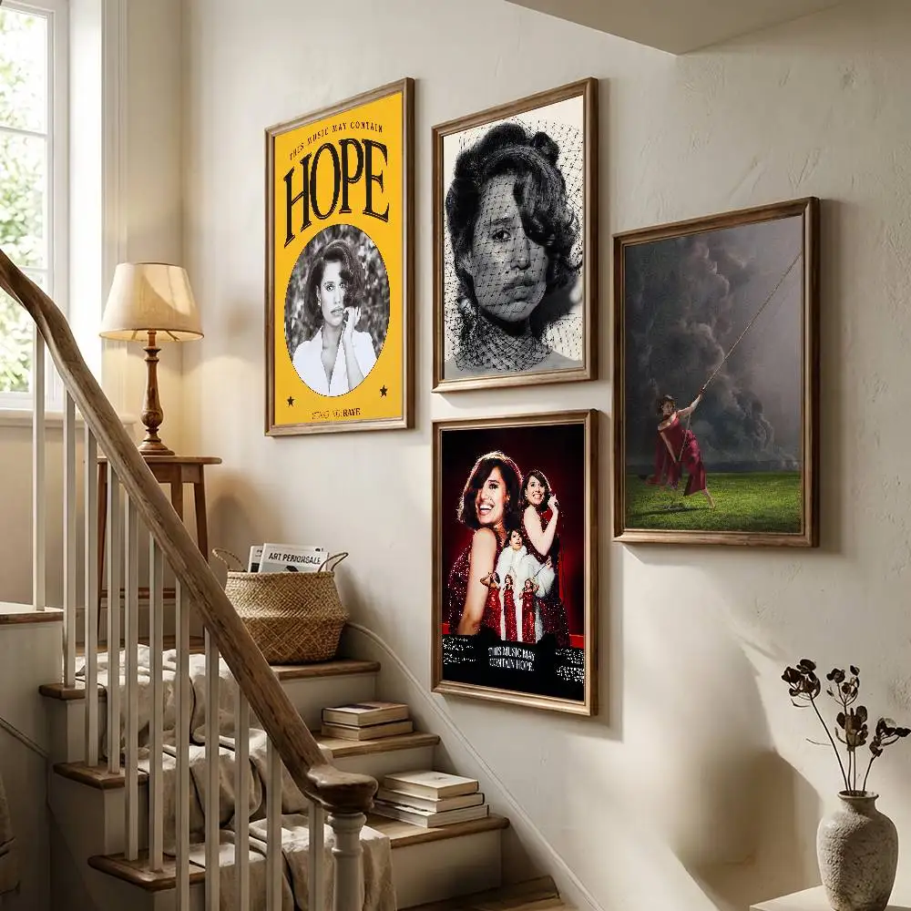 Singer R-Raye This Music May Contain Hope Poster Living Room Bedroom Bar Cafes Wall Home Decoration Gifts