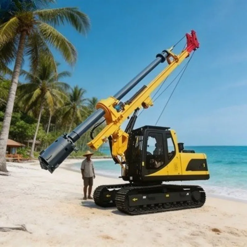 60kN Torque YCR60D Mini Rotary Drilling Rig Small Drill Rig Boring Machine 27m Depth for Hard Rock Mining Work