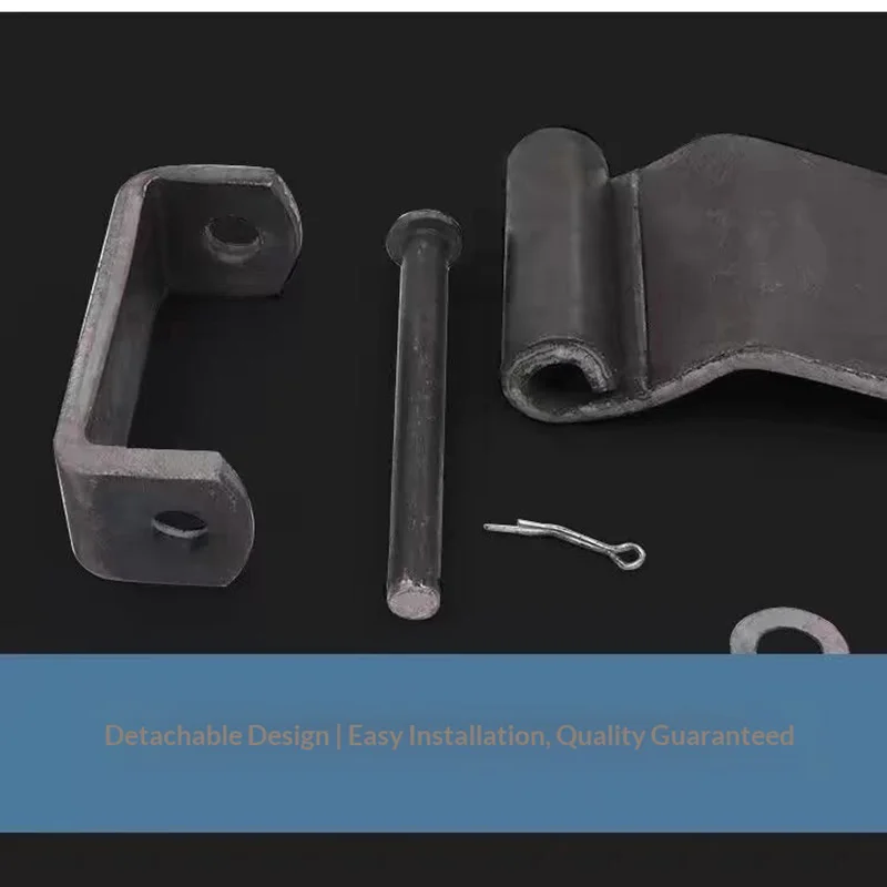 Reinforced Welded Hinges for Container Doors, Heavy-Duty Iron Hinges, Galvanized, Rear Door Hinges for Truck Cargo Compartments,