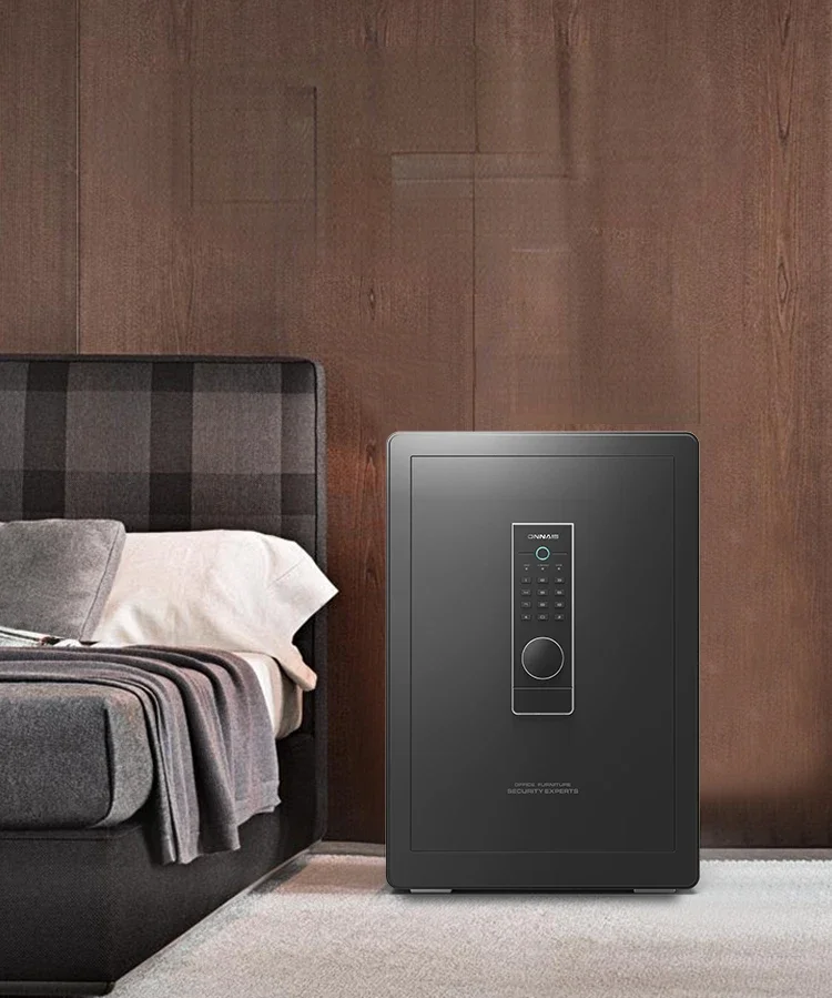 

Safe for home use, small WIFI, remote anti-theft safe, all steel, 60cm, bedside, fingerprint password, 80cm