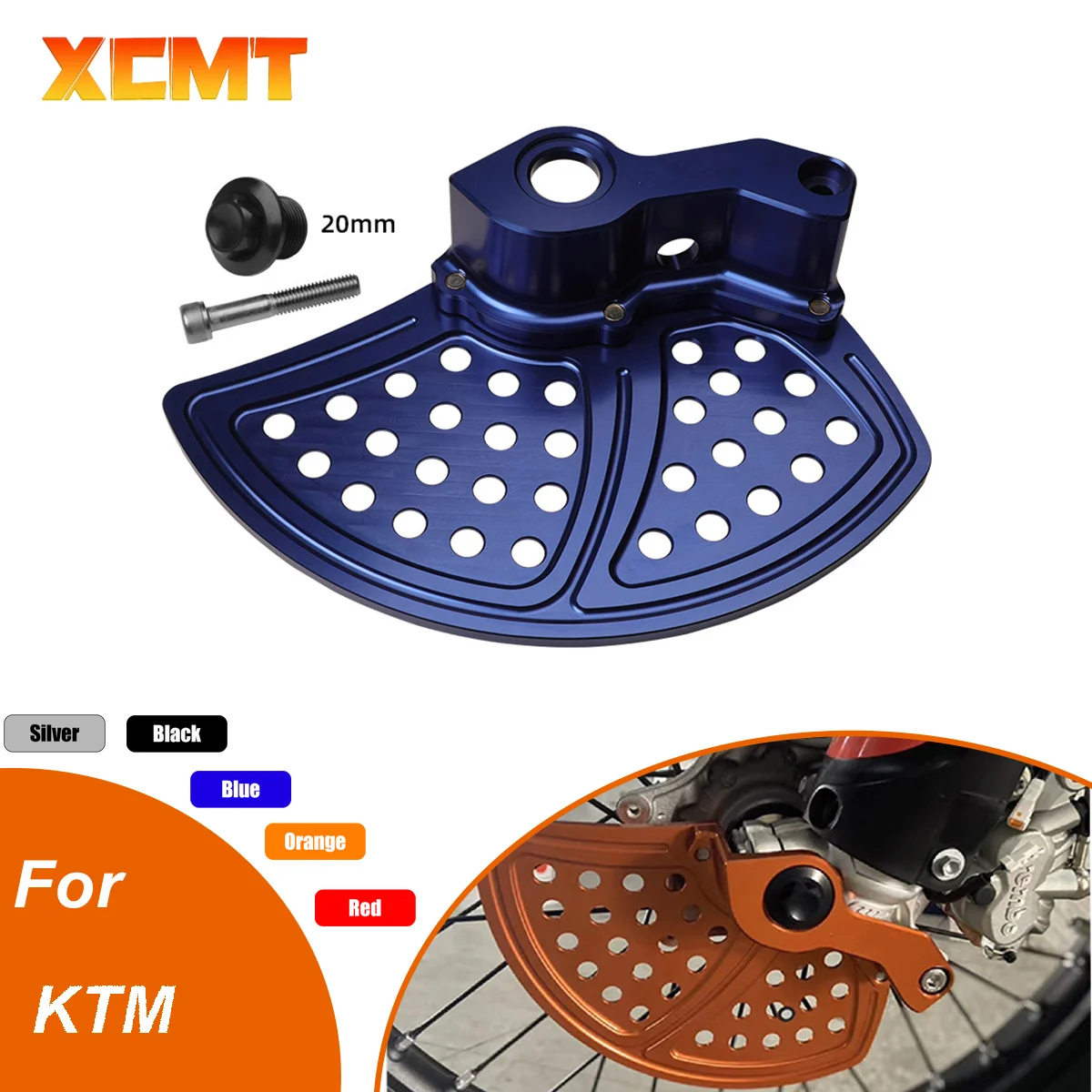 

For KTM EXC SXF 300 Front Brake Disc Guard Protector EXC 250 SX 125 EXCF 350 450 500 SXF XC XCF XCW For Husqvarna TE TX TC FE FX