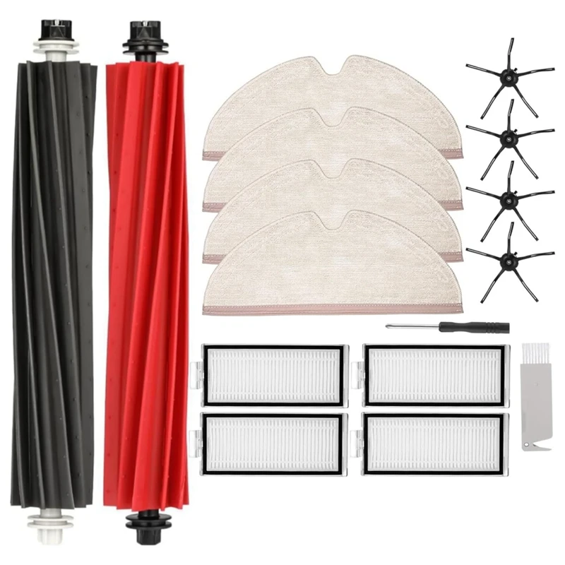 Xiaomi Roborock Q5 Pro/Q5 Pro Plus/Q8 Max/Q8 Max Plusロボット掃除機用ABUDメインサイドブラシ、Hepaフィルター、モップパッド交換