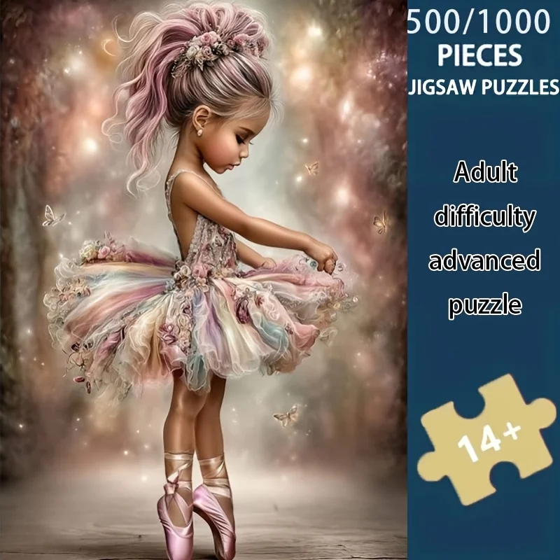 quebra-cabeca-para-adultos-menina-bailarina-dancando-jogos-de-quebra-cabeca-diversao-em-familia-quebra-cabecas-de-chao-brinquedos-educativos-para-criancas