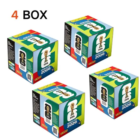 Panini FIFA World Cup 2026 Official Sticker Collection, Full Box 50 Sticker Packs, Premium Football Sports Collectible Gift Fans
