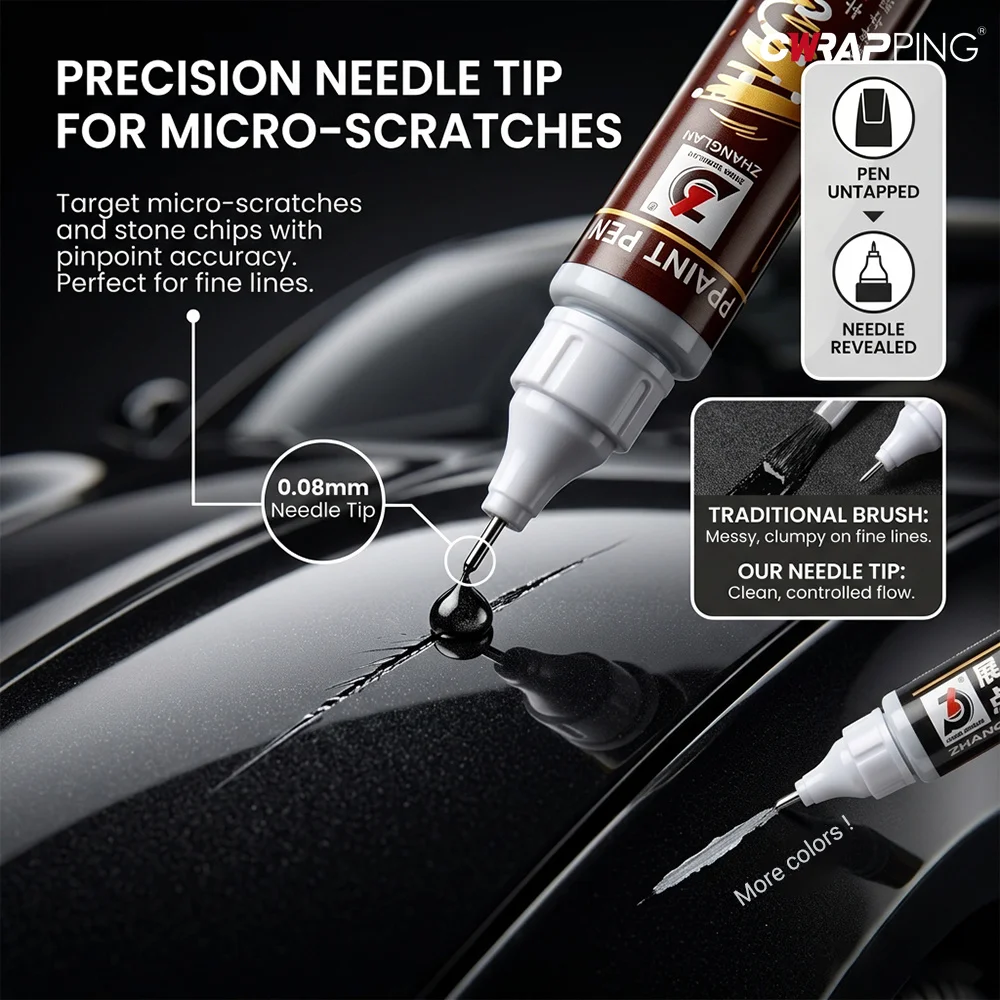 1Pc Car Paint Non-toxic Professional Resistant Repair Pen Scratch Repair Tool Touch Up Paint Coat Clear Coat for Car Accessories