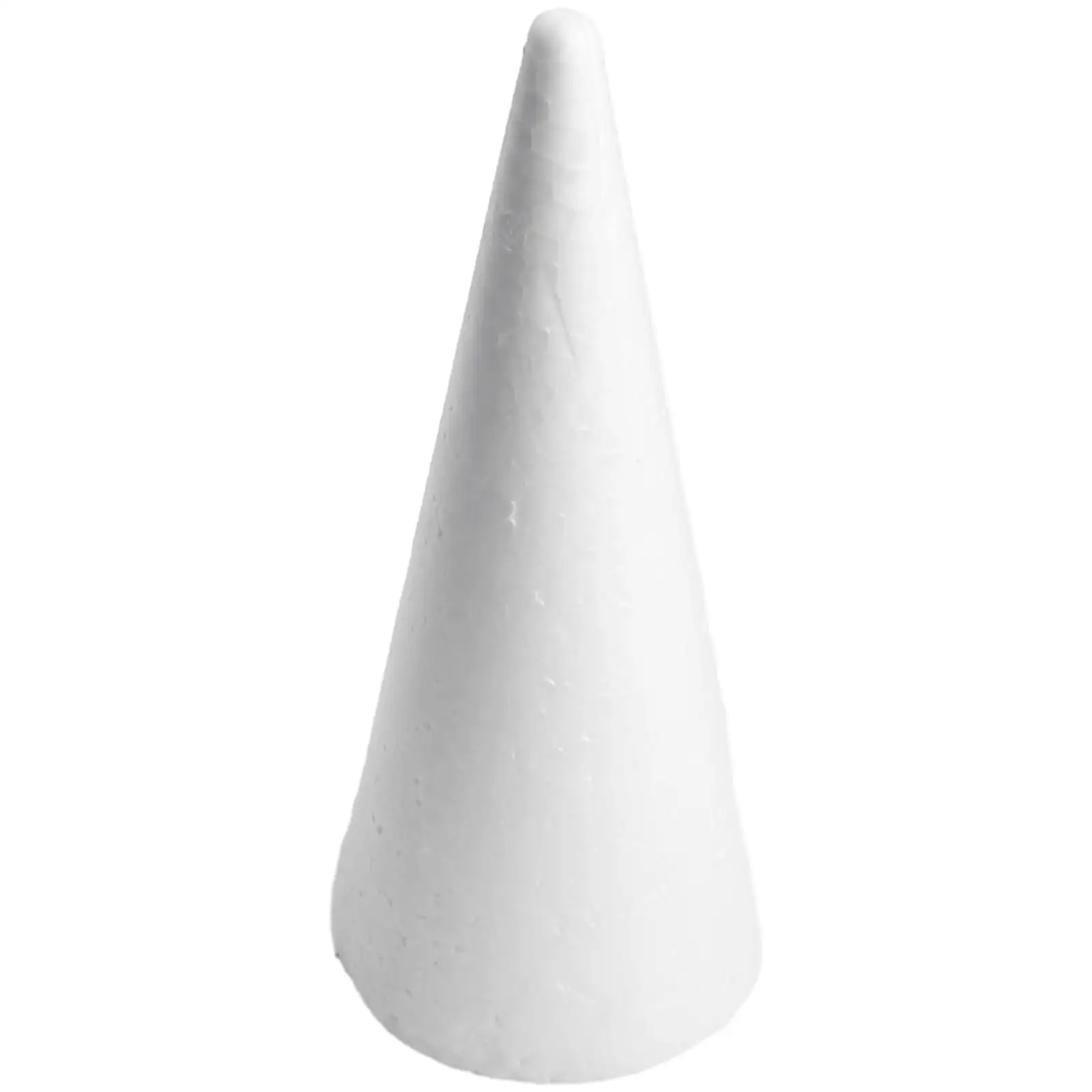 Conos de espuma de poliestireno para manualidades, pintura artesanal, cono de espuma de árbol triangular, blanco, campo en blanco, herramientas de decoración de bodas y fiestas, nuevo