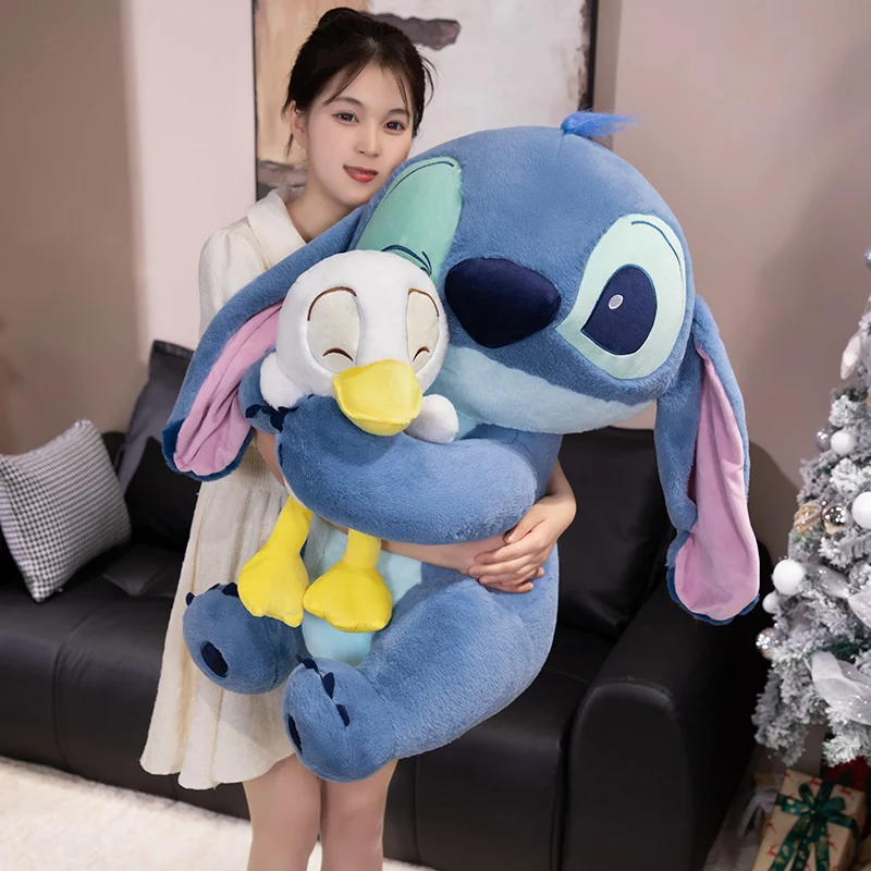 ديزني ليلو وستيتش محشوة أفخم دمية كوب الشاي الحليب غرزة بطة غرزة دمية الإبداعية Kawaii وسادة لعبة طفل هدية عيد الميلاد
