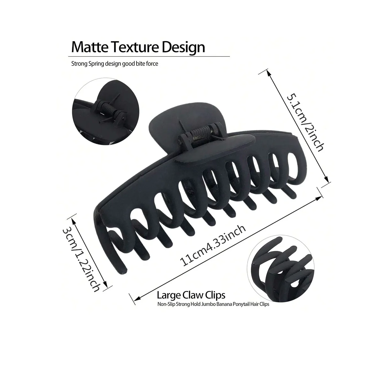 4 Stück Damen mehrfarbige Harz blume einfache und modische französische elegante Haars pange