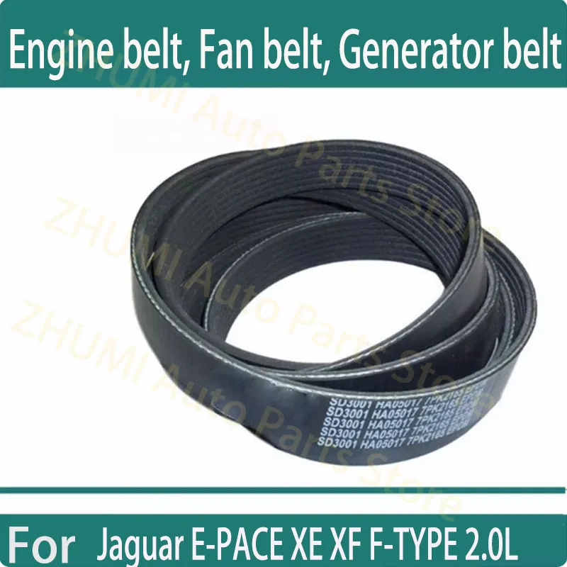 6PK1934 For Jaguar E-PACE XE XF F-TYPE 2.0L engine belt T2R21156