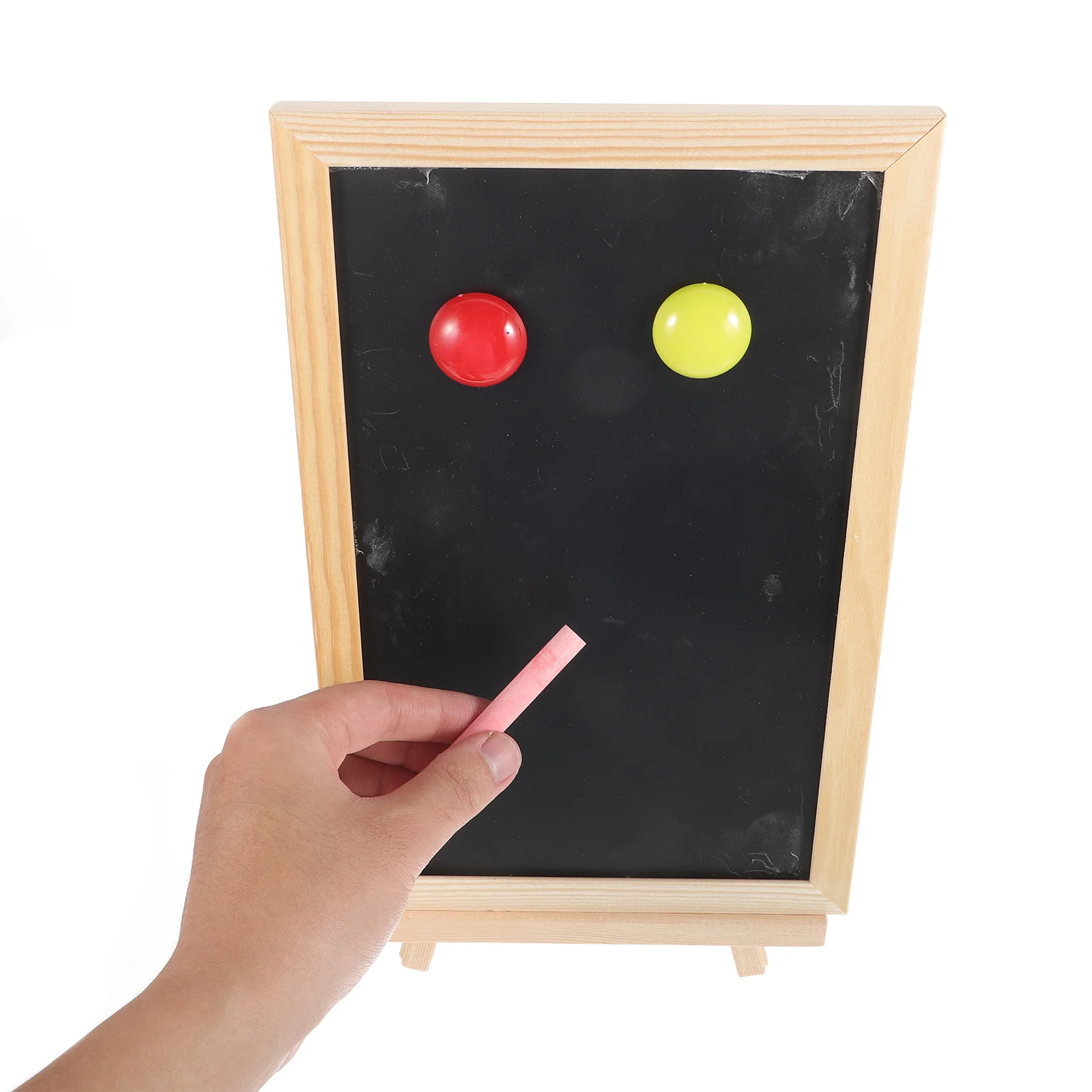 

1Set Mini Chalkboard Sign Small Desktop Blackboard Sign Standing Type Portable Wood Easel Table Decor Wedding Party Cafe