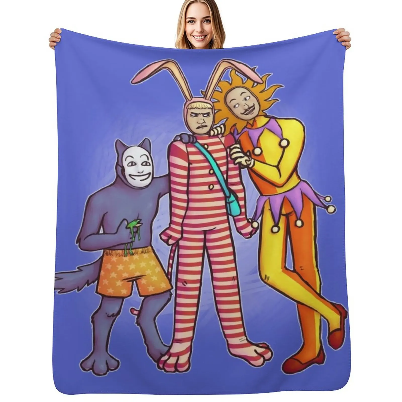 Poppee the Performer Throw Blanket Summer Bed blankets ands Thin anime Baby Blankets