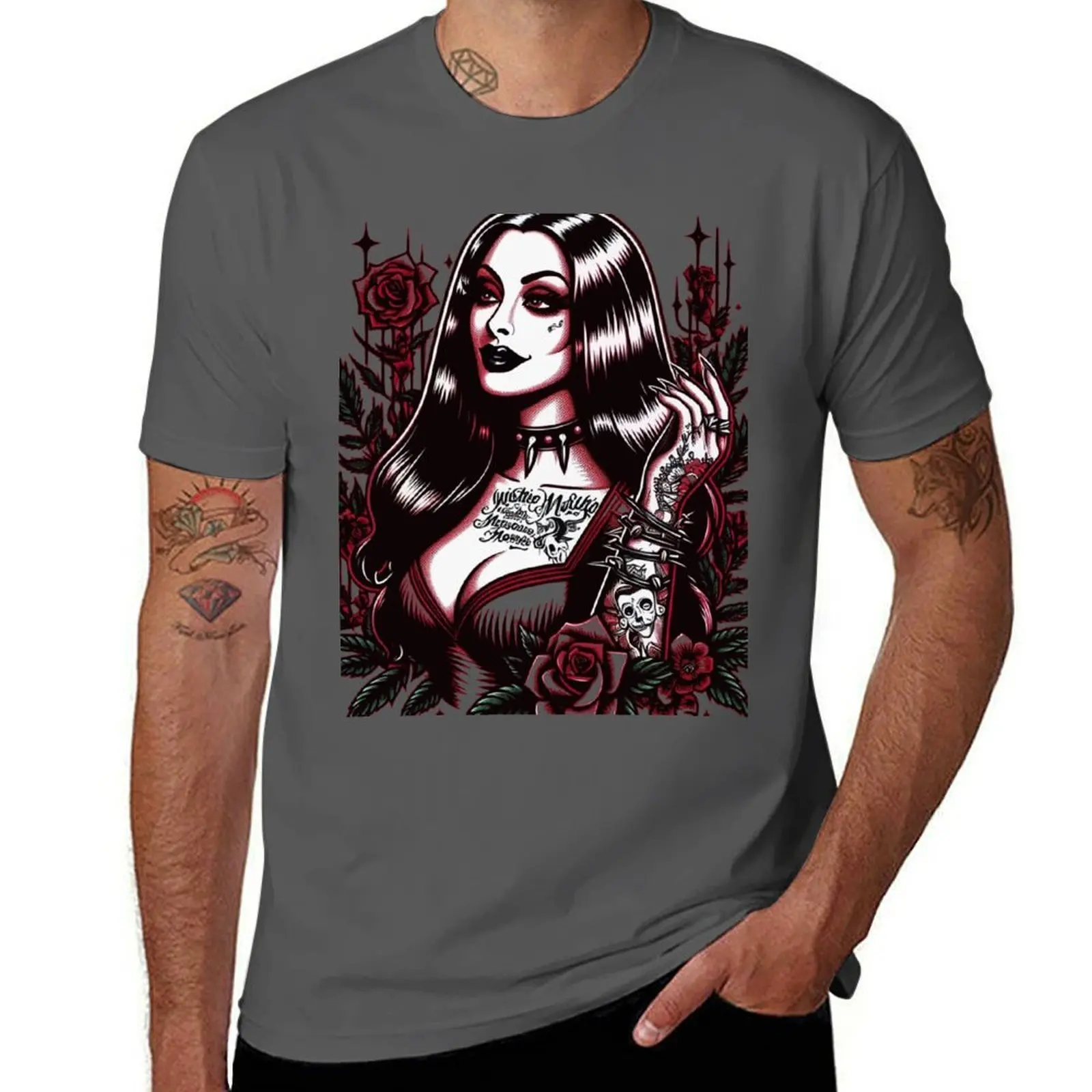

Hot Gothic Woman T-Shirt funny t shirts man t shirts for man graphic tees T-Shirt
