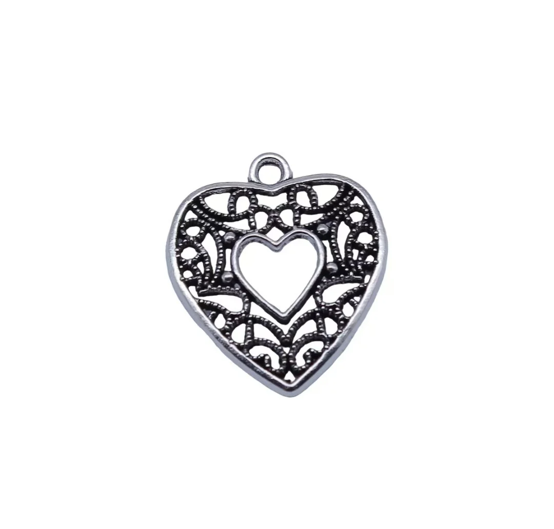 

30pcs 23x20mm Zinc alloy metal tibetan silver plated charm T1357 for jewelry making