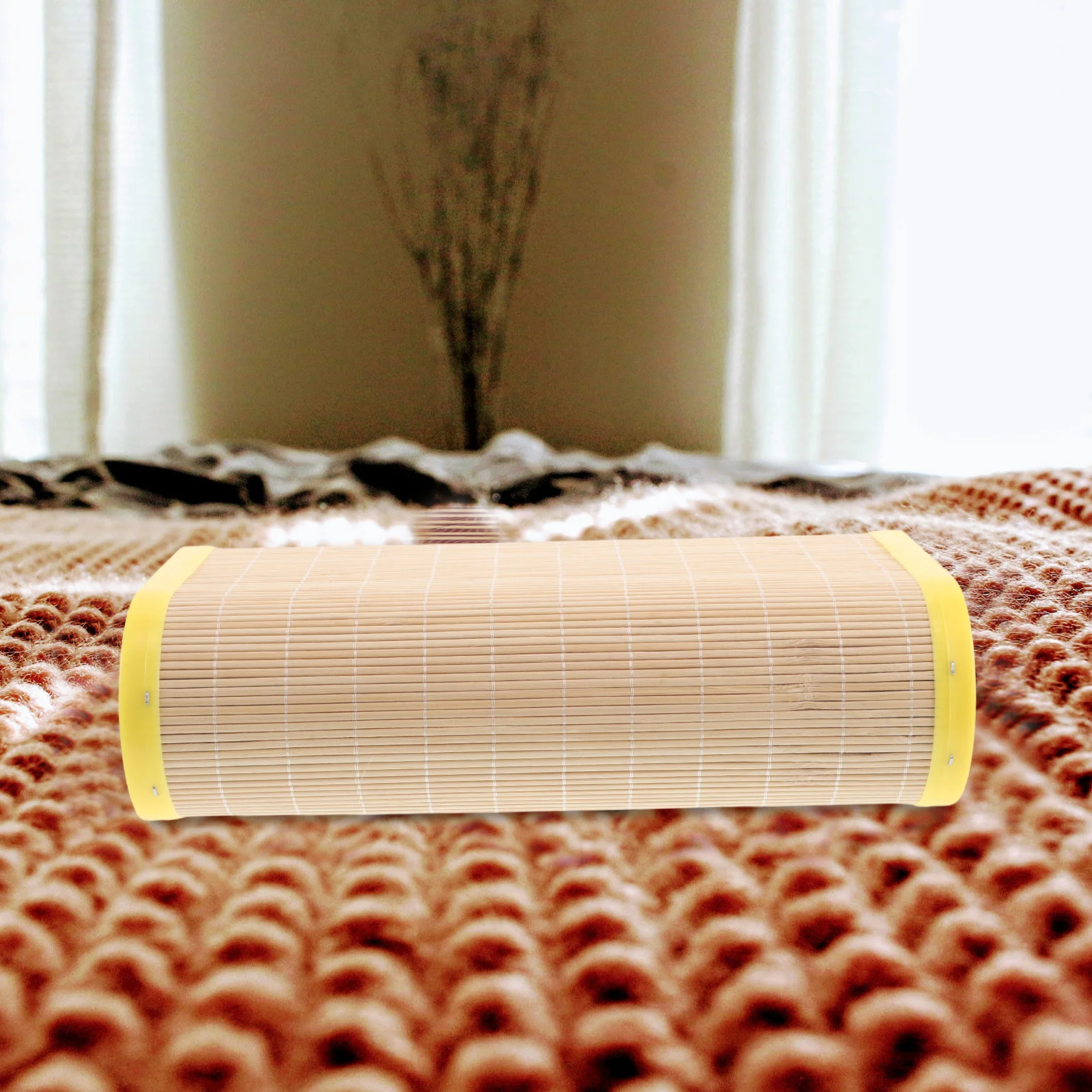 وسادة تبريد من الخيزران قابلة للتنفس، وسادة مسند رأس صيفية منسوجة، وسادة استرخاء لدعم رأس الساونا، وسادة صيفية من الخيزران قابلة للتنفس #4